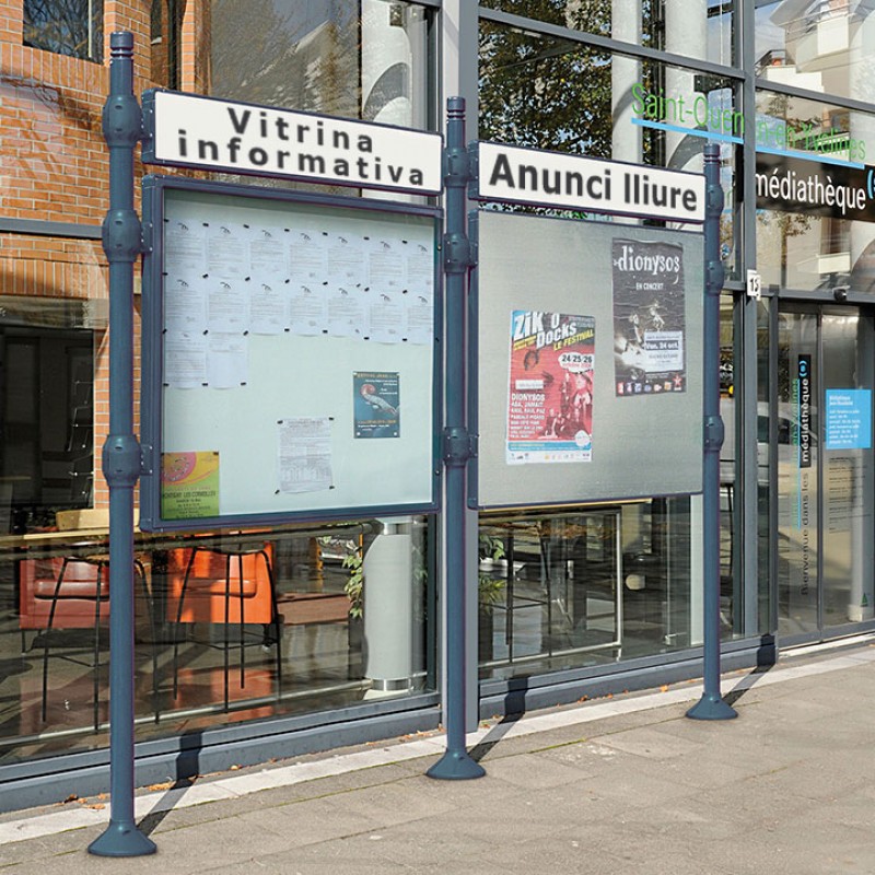 Panell d'anunci lliure s/rètol d'alç 1225 x 1670 mm